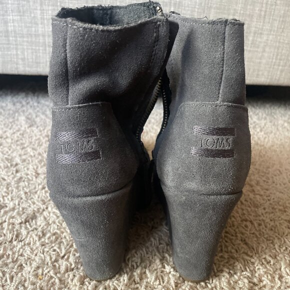 Toms 3" Wedge Booties - Picture 3 of 4